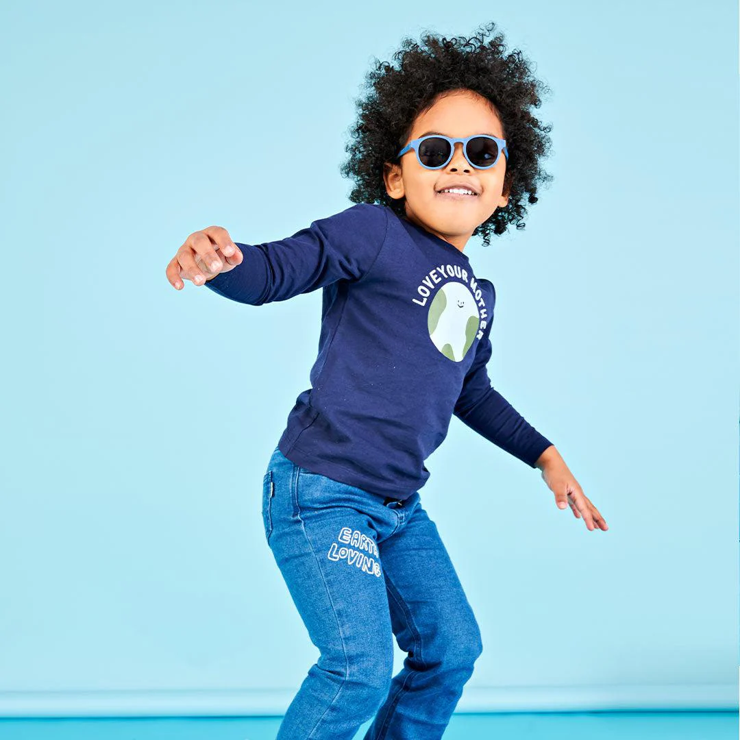 Babiators Eco Original Keyhole Sunglasses - Pacific Blue - Image 3