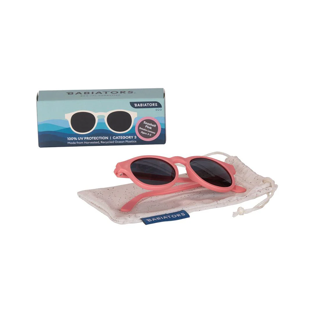 Babiators Eco Original Keyhole Sunglasses  - Seashell Pink - Image 4
