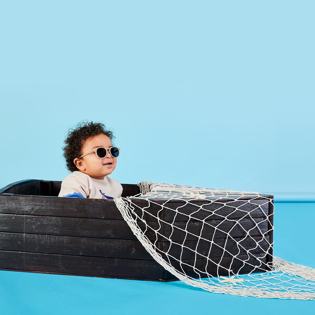 Babiators Eco Original Keyhole Sunglasses  - Soft Sand - Image 3
