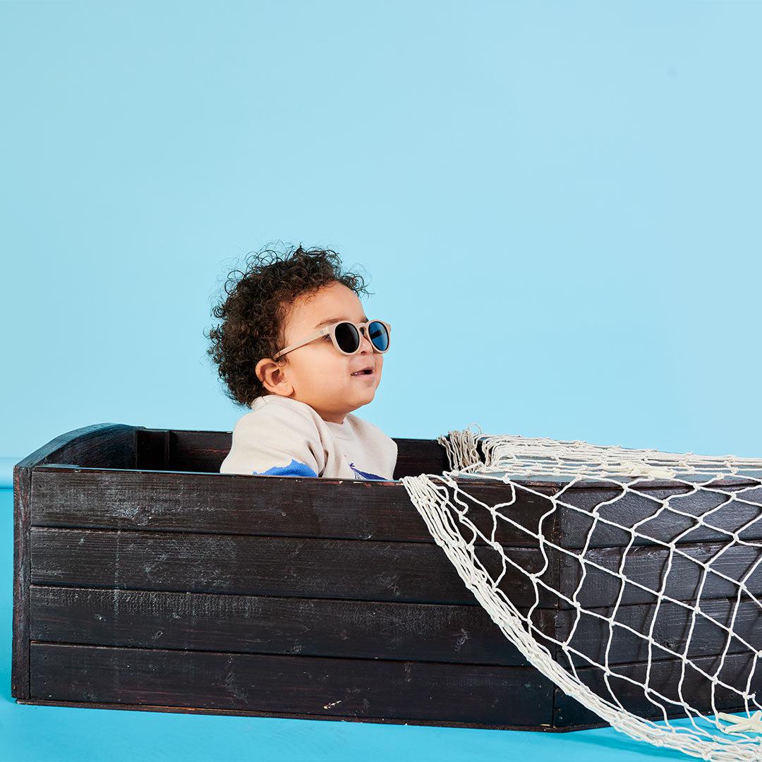 Babiators Eco Original Keyhole Sunglasses  - Soft Sand - Image 4