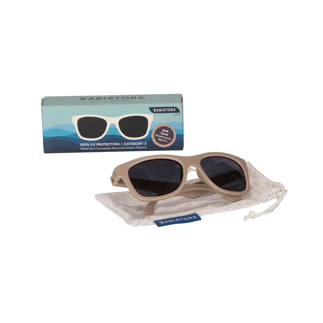 Babiators Eco Original Navigator Sunglasses  - Soft Sand - Image 5