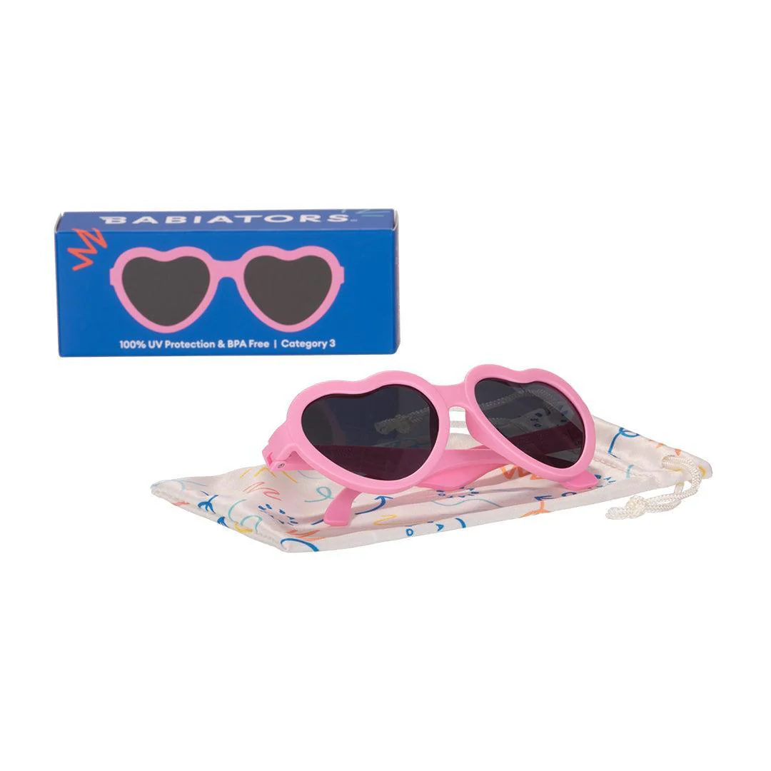 Babiators Original Heart Sunglasses - Bubblegum Pink - Image 5