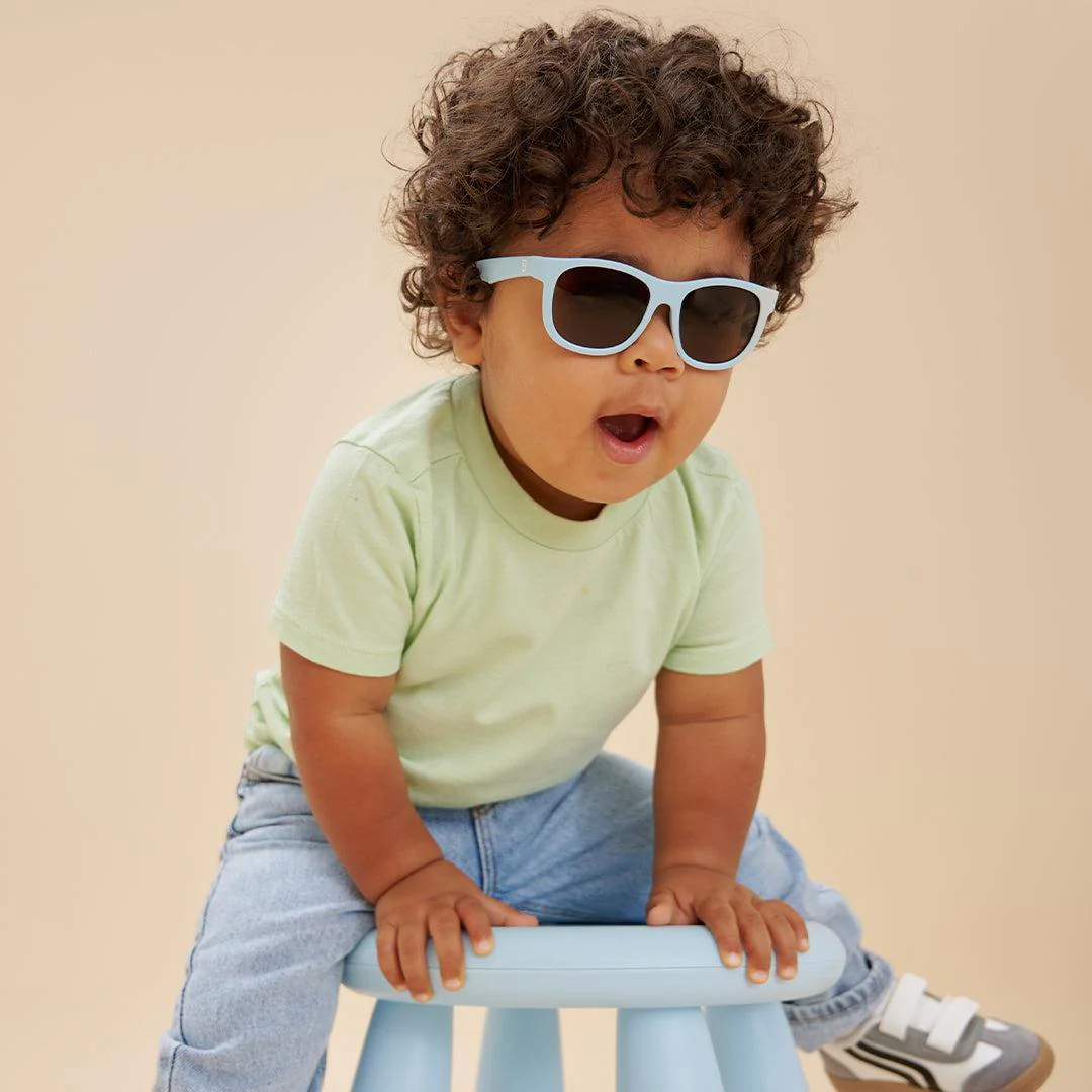 Babiators Original Navigator Sunglasses  - Baby Blue - Image 3