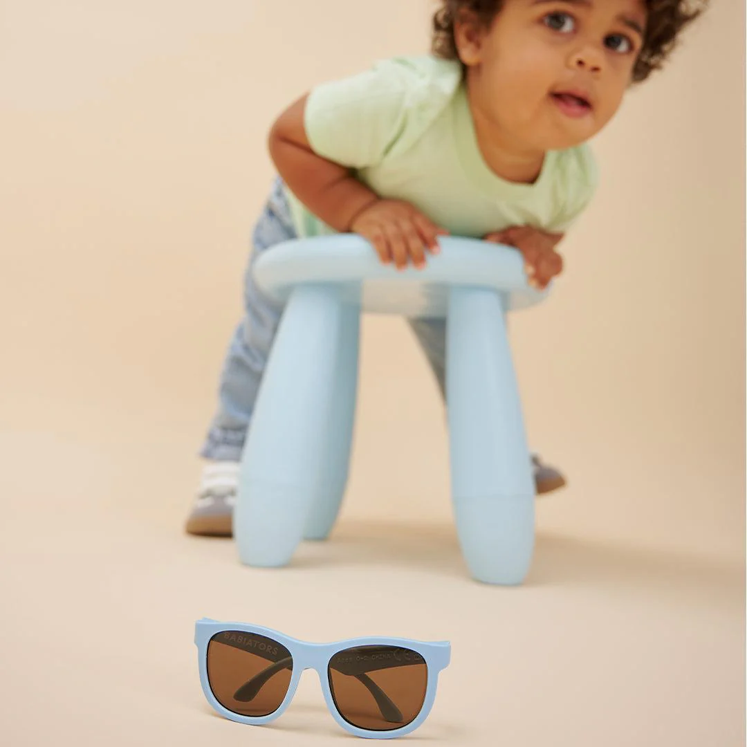 Babiators Original Navigator Sunglasses  - Baby Blue - Image 4
