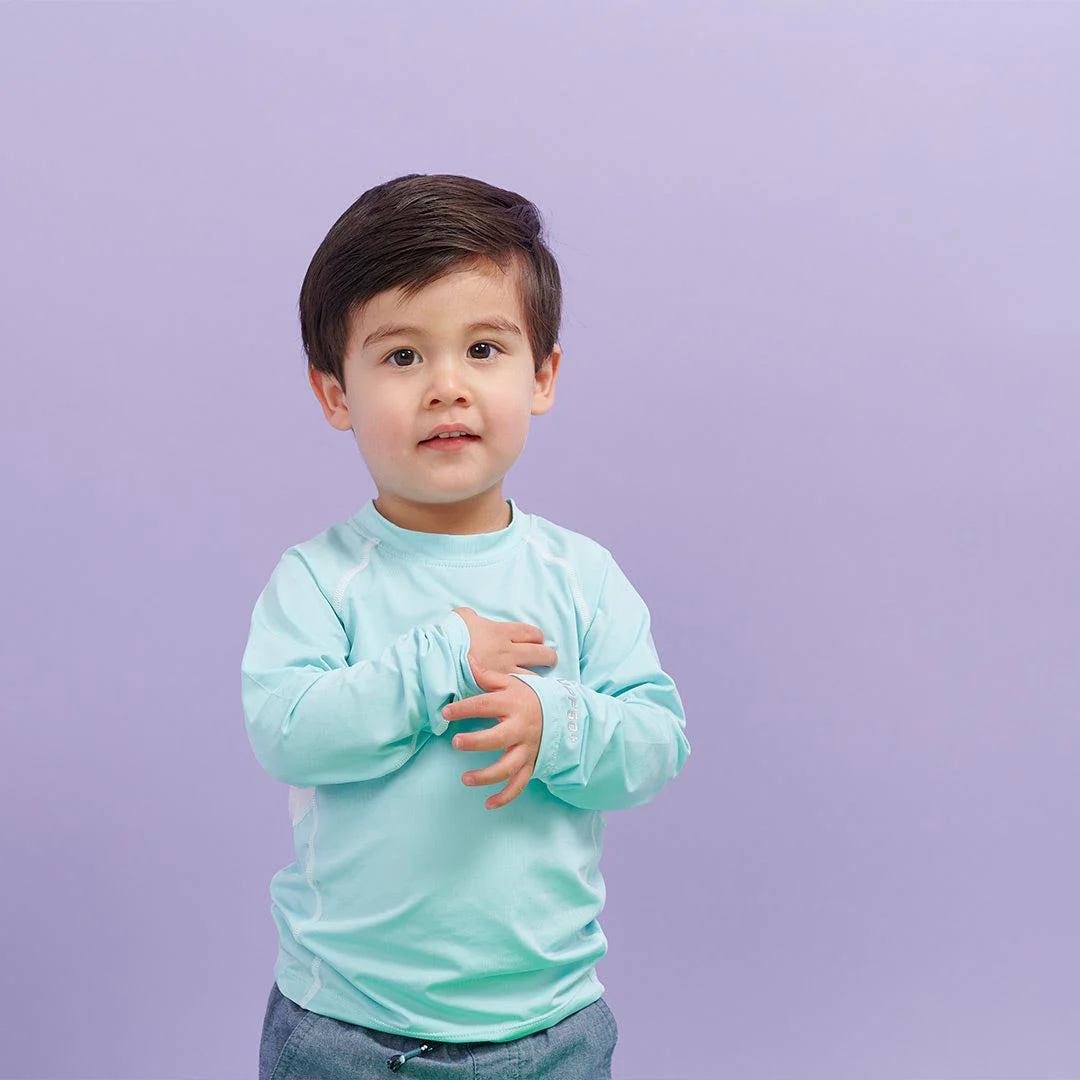 Babiators UV Shirt - Blue/White - Image 4