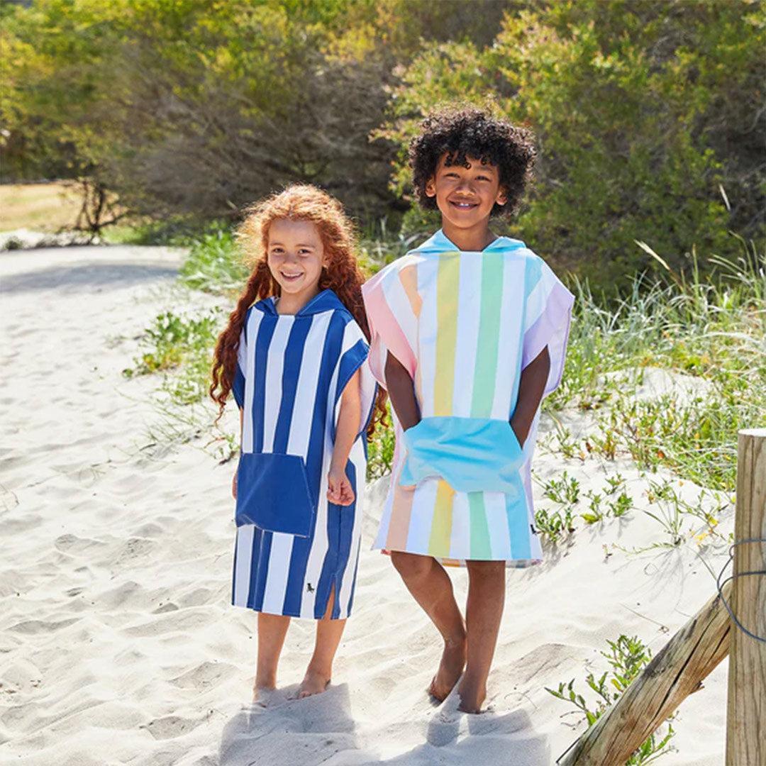 Dock & Bay Kid's Beach Poncho - Whitsunday Blue - Image 3
